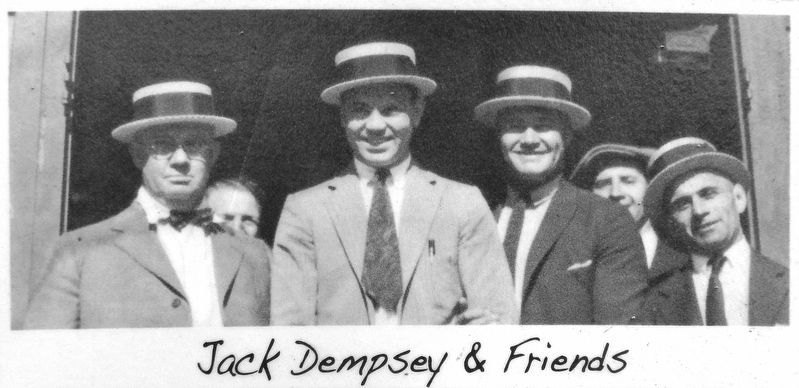Marker detail: Jack Dempsey & Friends image. Click for full size.
