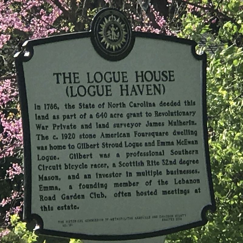 The Logue House Marker image. Click for full size.
