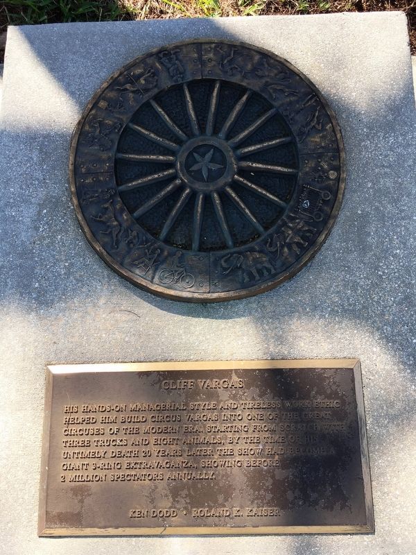 Cliff Vargas Marker. Click for full size. Cliff Vargas Marker image. Click for full size.