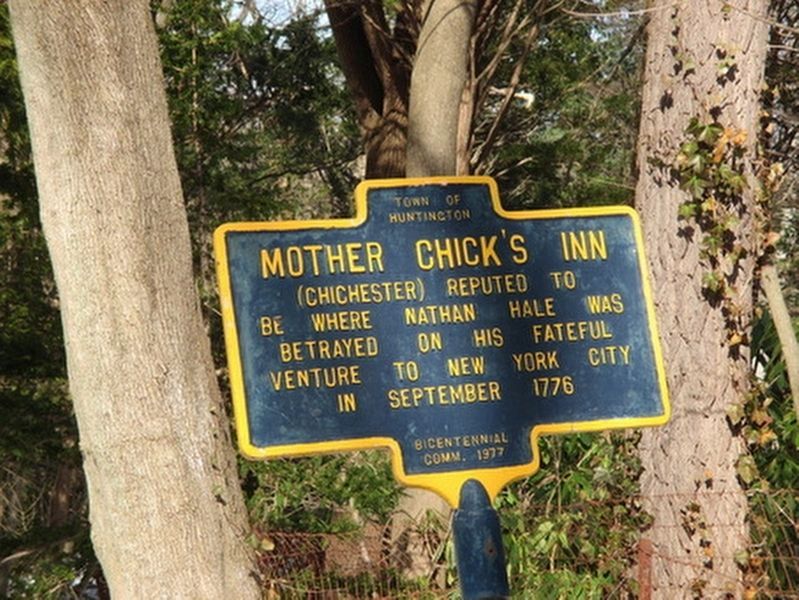 Mother Chick's Inn Marker image. Click for full size.