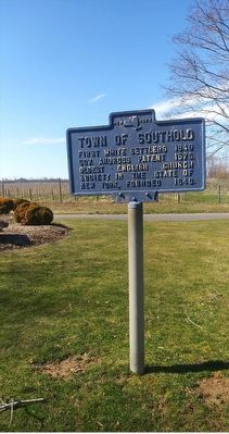 Town of Southold Marker. Click for full size. Town of Southold Marker image. Click for full size.