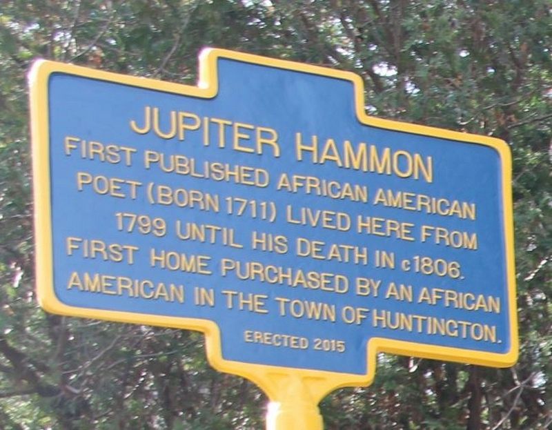 Jupiter Hammon Marker image. Click for full size.