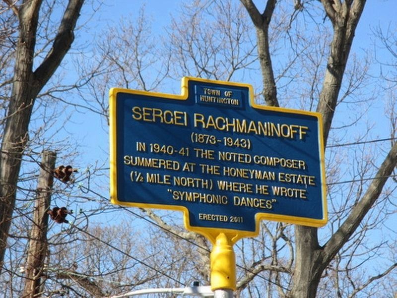 Sergei Rachmaninoff Marker. Click for full size. Sergei Rachmaninoff Marker image. Click for full size.