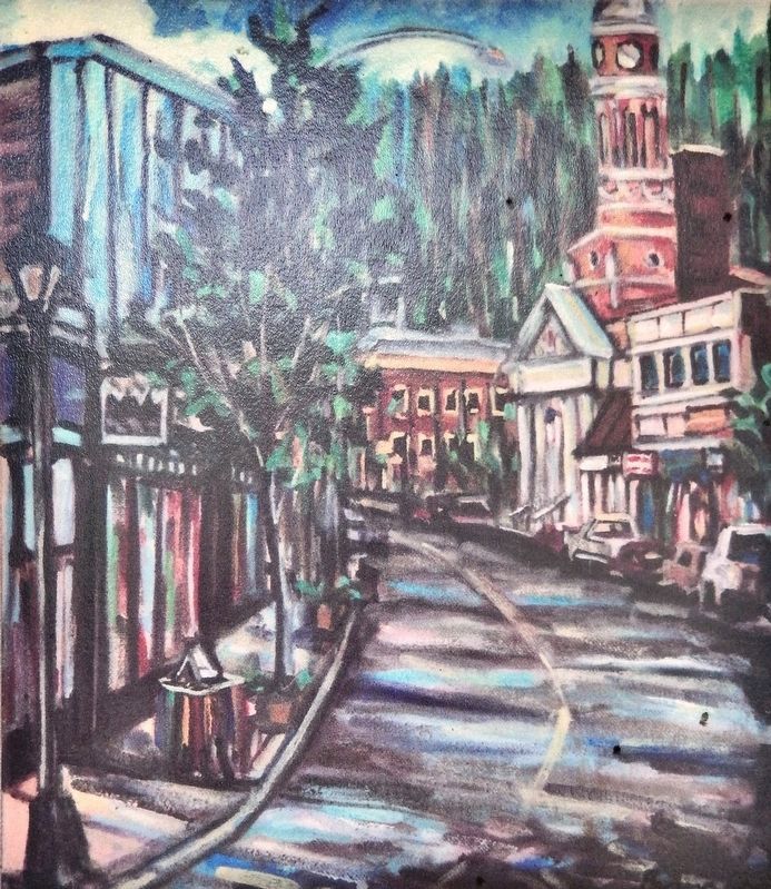 Marker detail: <i>Downtown</i> image. Click for full size.