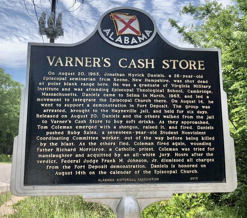Varner's Cash Store Marker image. Click for full size.