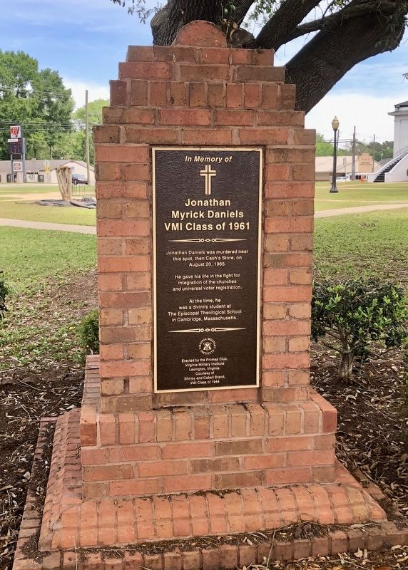 In Memory of Jonathan Myrick Daniels Memorial. image. Click for full size.
