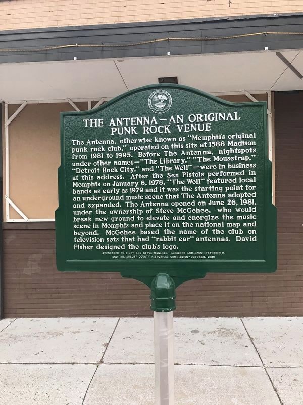 The Antenna Club—“World Famous” and Family Owned Marker image. Click for full size.