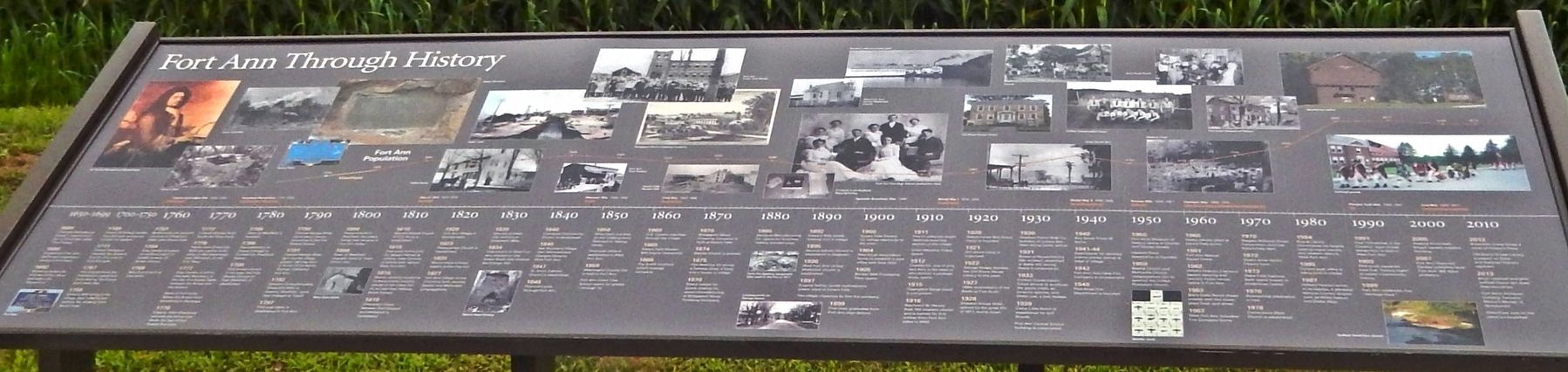 Fort Ann Through History Marker image. Click for full size.