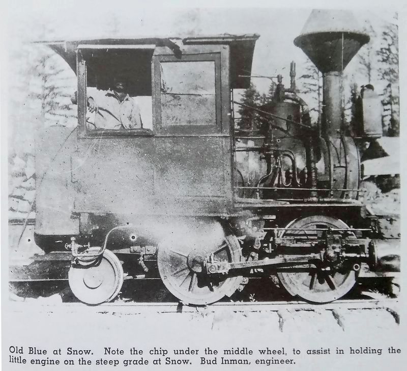 'Old Blue' locomotive. Click for full size. 'Old Blue' locomotive image. Click for full size.