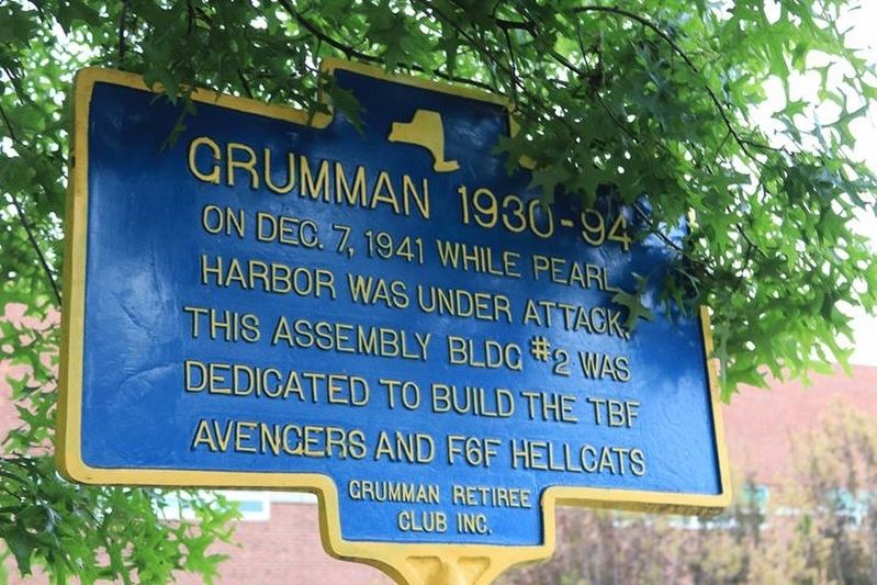 Grumman Marker. Click for full size. Grumman Marker image. Click for full size.