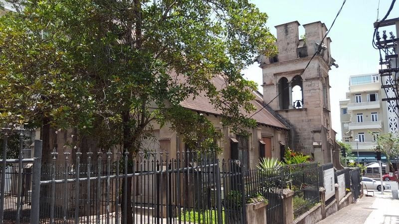 Capilla Nuestra Señora de Lourdes and Marker. Click for full size. Capilla Nuestra Señora de Lourdes and Marker image. Click for full size.