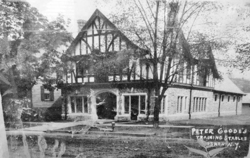 Peter Goode's Training Stables / Good Time Stable. Click for full size. Peter Goode's Training Stables / Good Time Stable image. Click for full size.