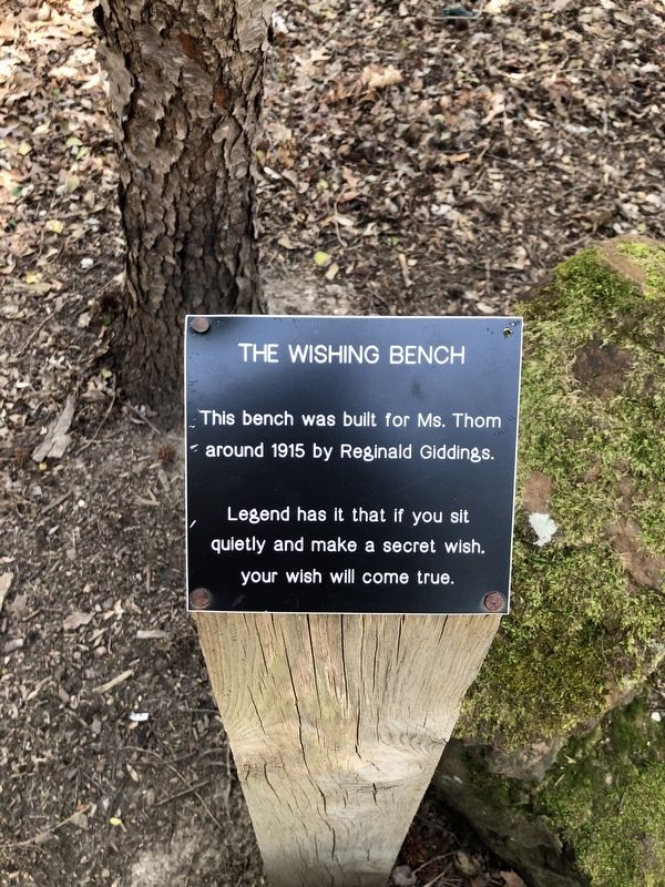 The Wishing Bench Marker. Click for full size. The Wishing Bench Marker image. Click for full size.