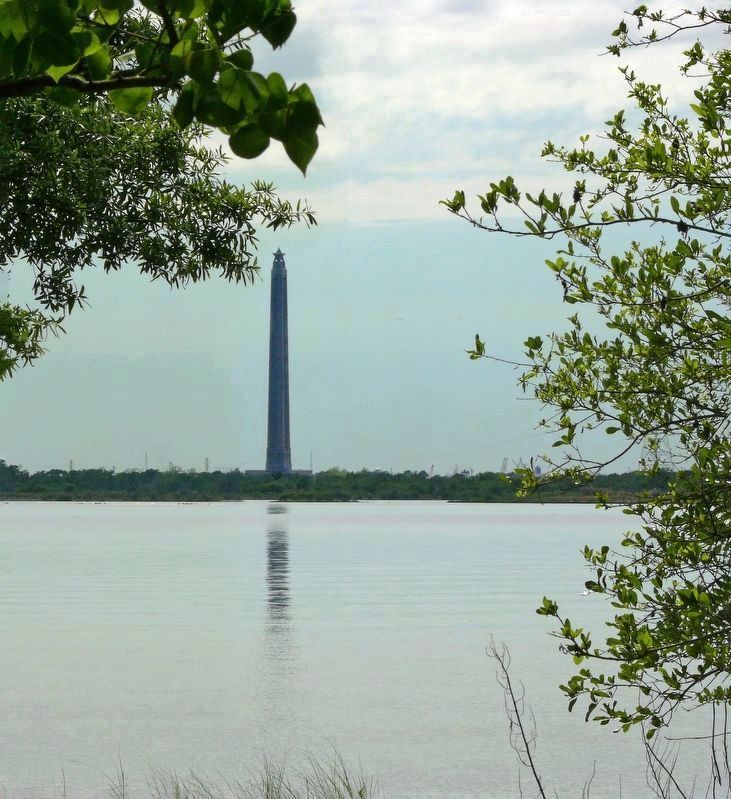 San Jacinto Monument from Baytown image. Click for full size.
