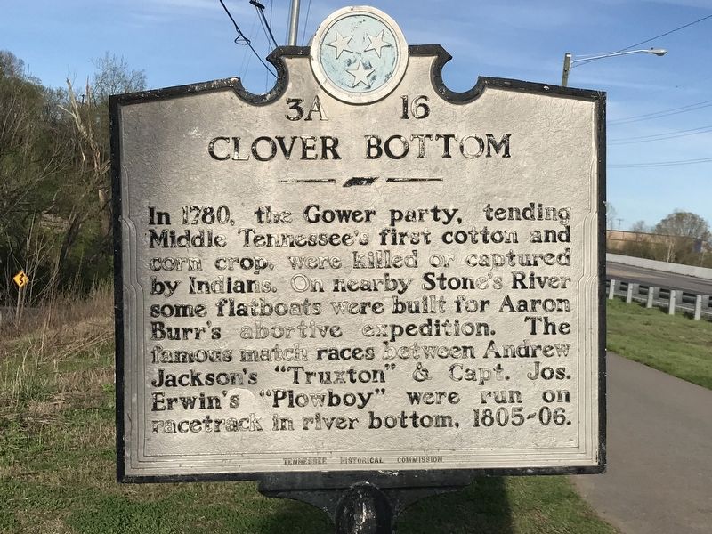 Clover Bottom Marker image. Click for full size.