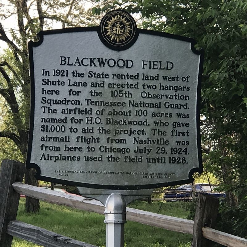 Blackwood Field Marker image. Click for full size.