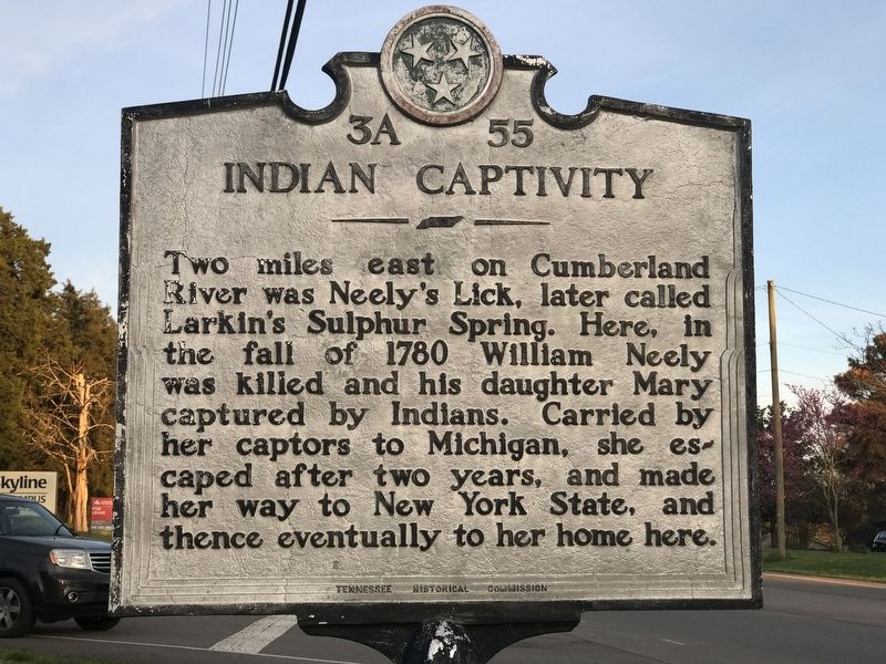 Indian Captivity Marker image. Click for full size.