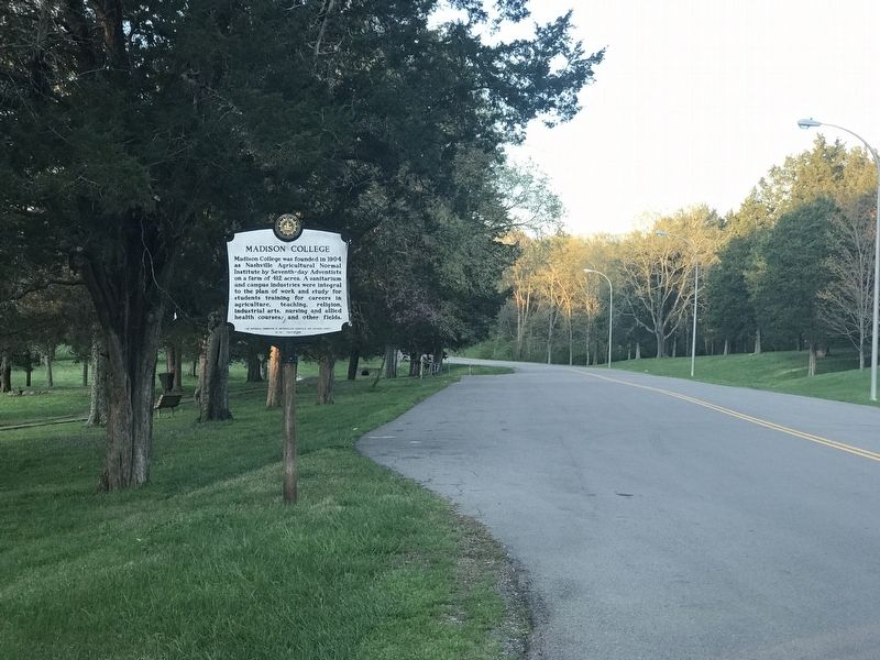 Madison College Marker. Click for full size. Madison College Marker image. Click for full size.
