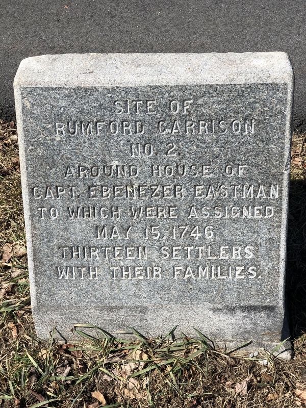 Site of Rumford Garrison No. 2 Marker image. Click for full size.