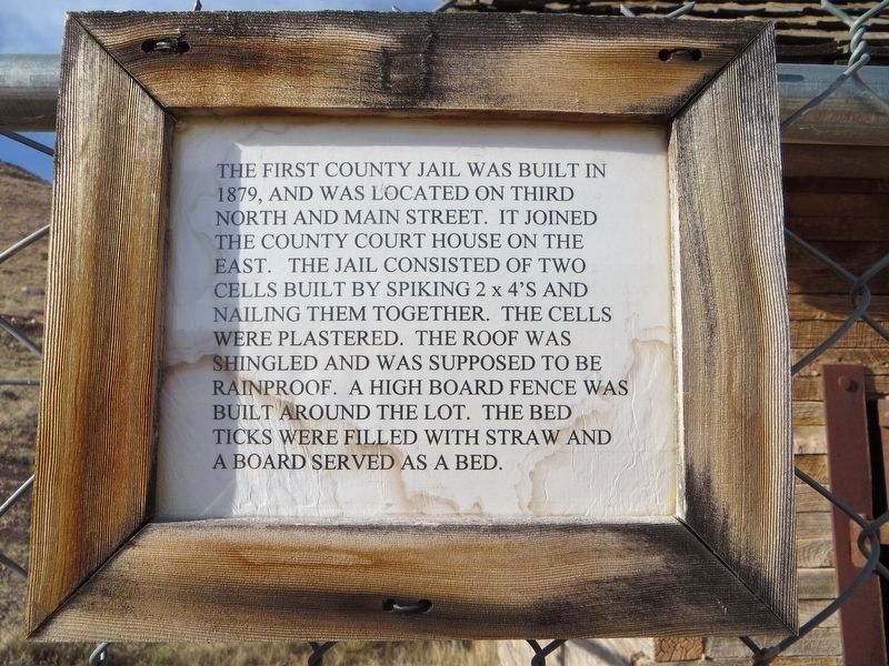 First Jail in Sevier County Marker image. Click for full size.