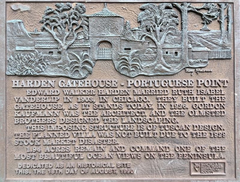 Harden Gatehouse Marker image. Click for full size.