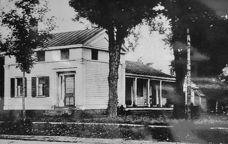 Marker detail: William F. Barker House image. Click for full size.