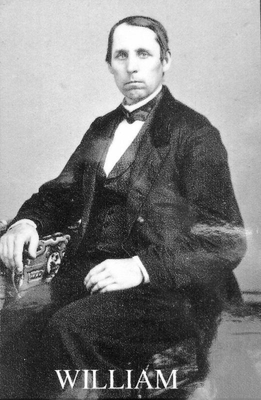 Marker detail: William F. Barker image. Click for full size.