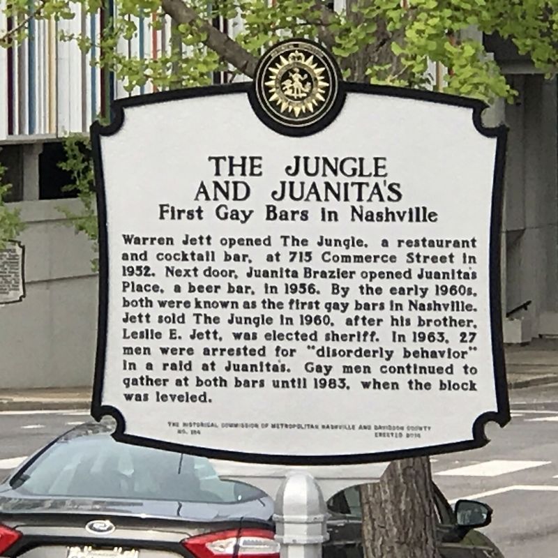The Jungle and Juanita's Marker. Click for full size. The Jungle and Juanita's Marker image. Click for full size.