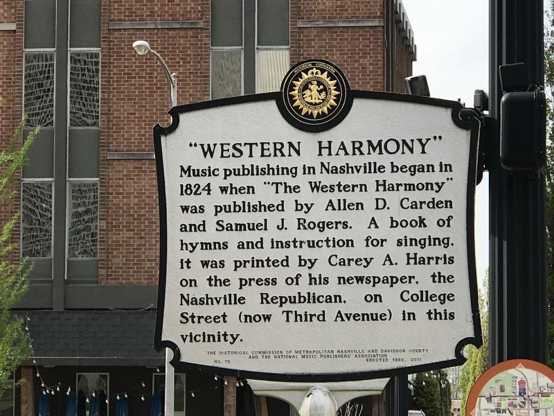 "Western Harmony" Marker. Click for full size. "Western Harmony" Marker image. Click for full size.