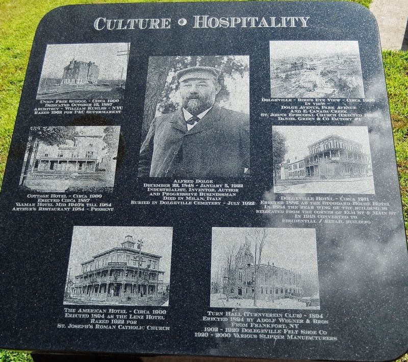 Culture Hospitality Marker. Click for full size. Culture Hospitality Marker image. Click for full size.
