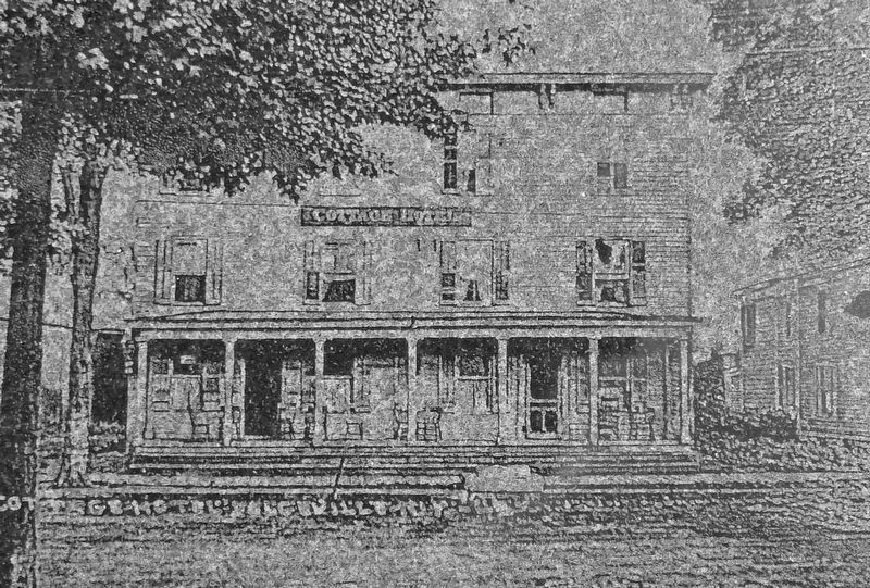 Marker detail: Cottage Hotel — Circa 1900. Click for full size. Marker detail: Cottage Hotel — Circa 1900 image. Click for full size.