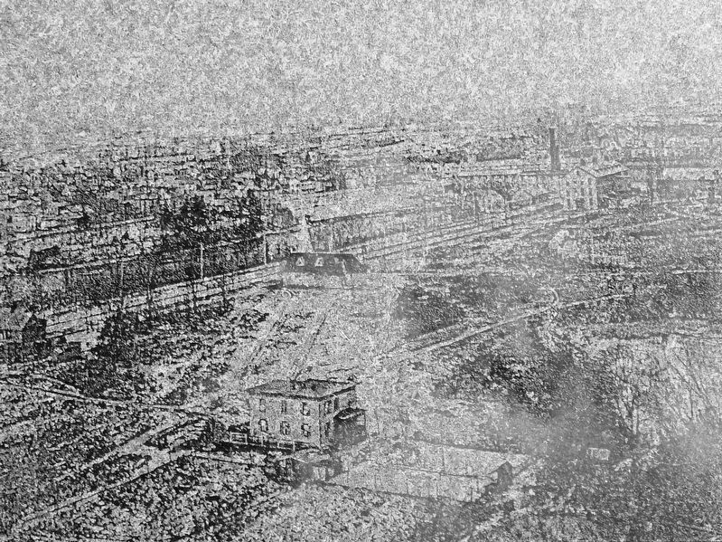Marker detail: Dolgeville — Birds Eye View — Circa 1900. Click for full size. Marker detail: Dolgeville — Birds Eye View — Circa 1900 image. Click for full size.