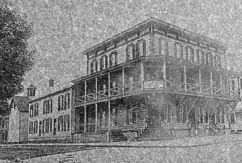 Marker detail: Dolgeville Hotel — Circa 1911 image. Click for full size.