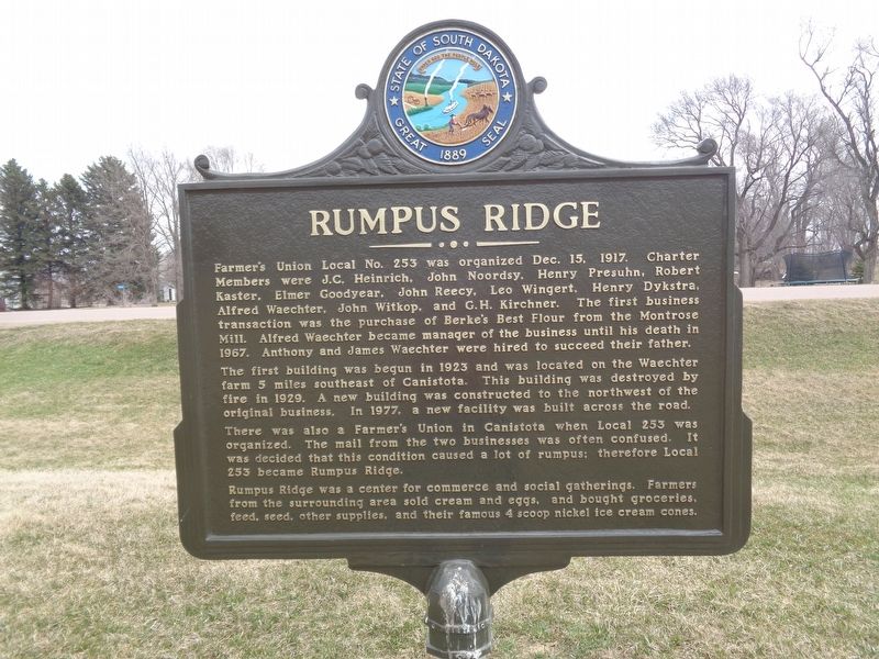 Rumpus Ridge Marker image. Click for full size.