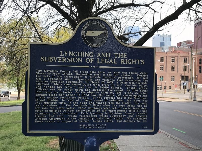Lynching and the Subversion of Legal Rights Marker image. Click for full size.