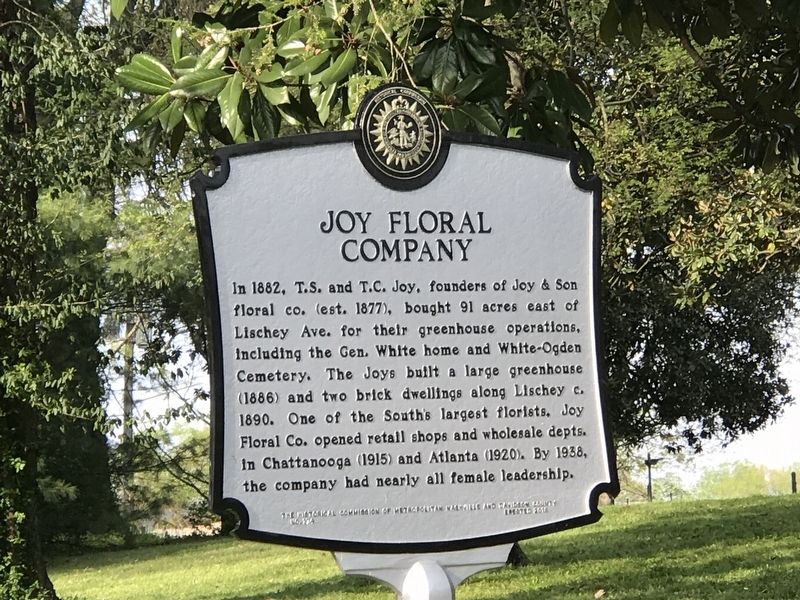 Joy Floral Company Marker image. Click for full size.