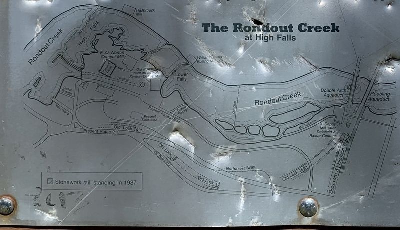 The Rondout Creek at High Falls image. Click for full size.