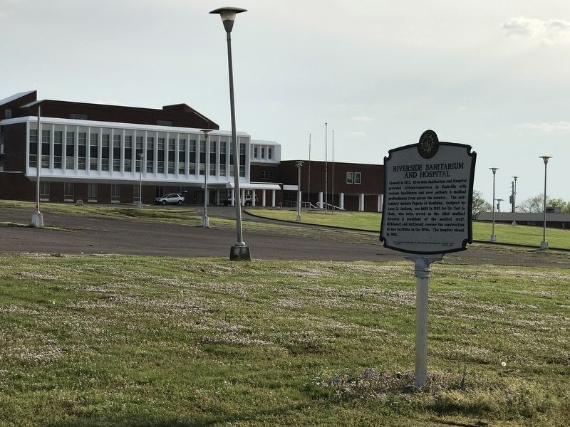 Riverside Sanitarium and Hospital Marker image. Click for full size.