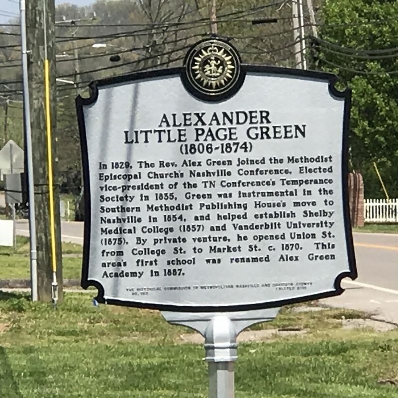 Alexander Little Page Green Marker. Click for full size. Alexander Little Page Green Marker image. Click for full size.