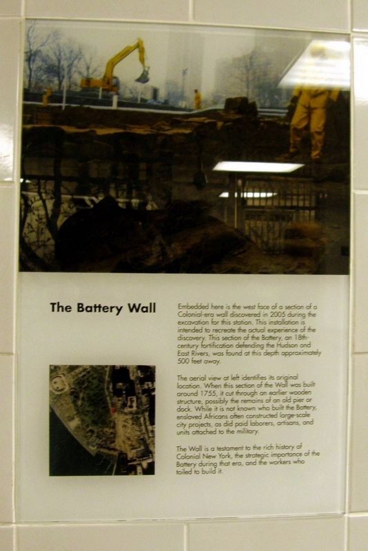 The Battery Wall Marker image. Click for full size.