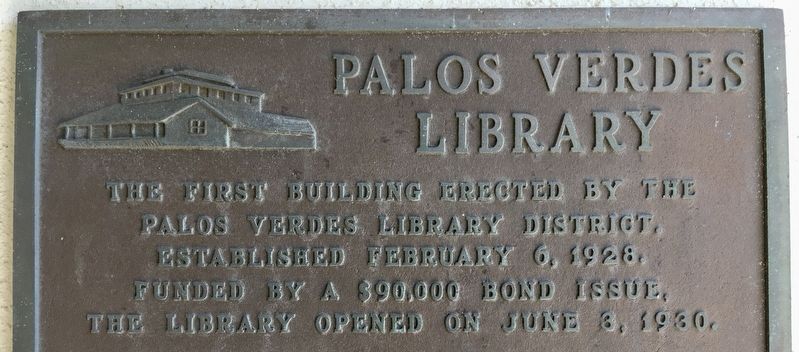 Malaga Cove Library Marker image. Click for full size.