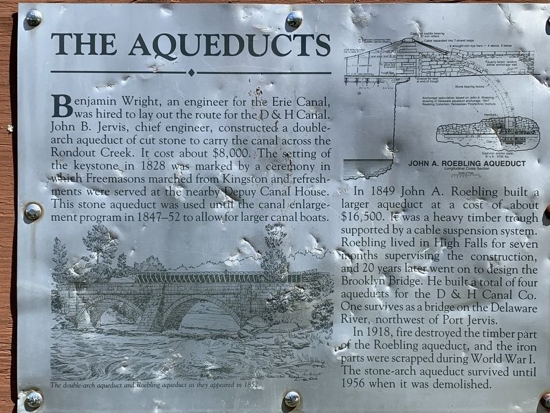 The Aqueducts Marker image. Click for full size.