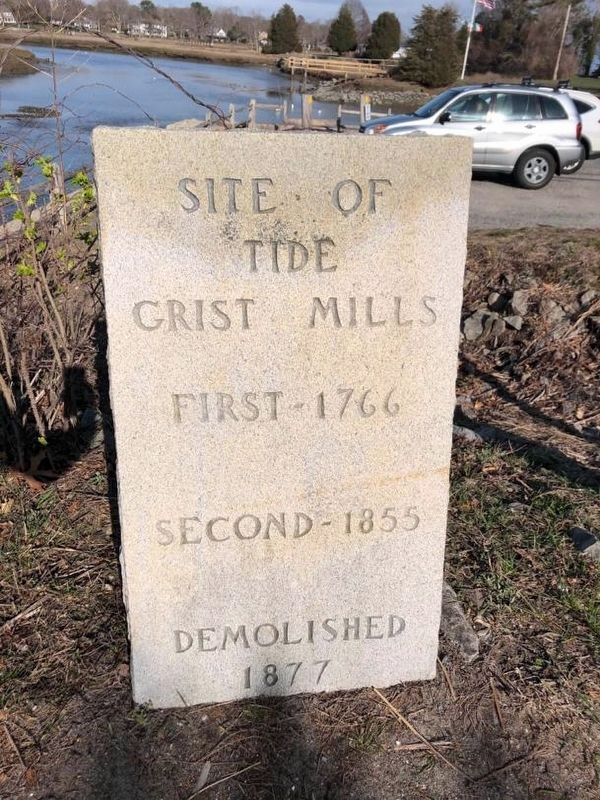 Site of Tide Grist Mills Marker image. Click for full size.