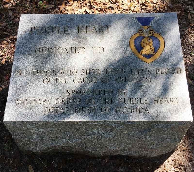 Purple Heart Marker. Click for full size. Purple Heart Marker image. Click for full size.