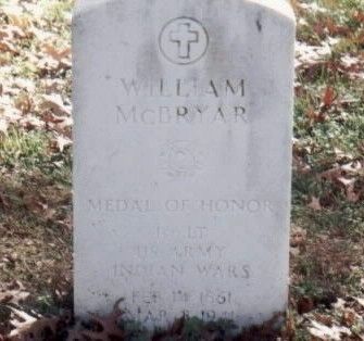 Lt William McBryar, Buffalo Soldier Grave Marker. Click for full size. Lt William McBryar, Buffalo Soldier Grave Marker image. Click for full size.