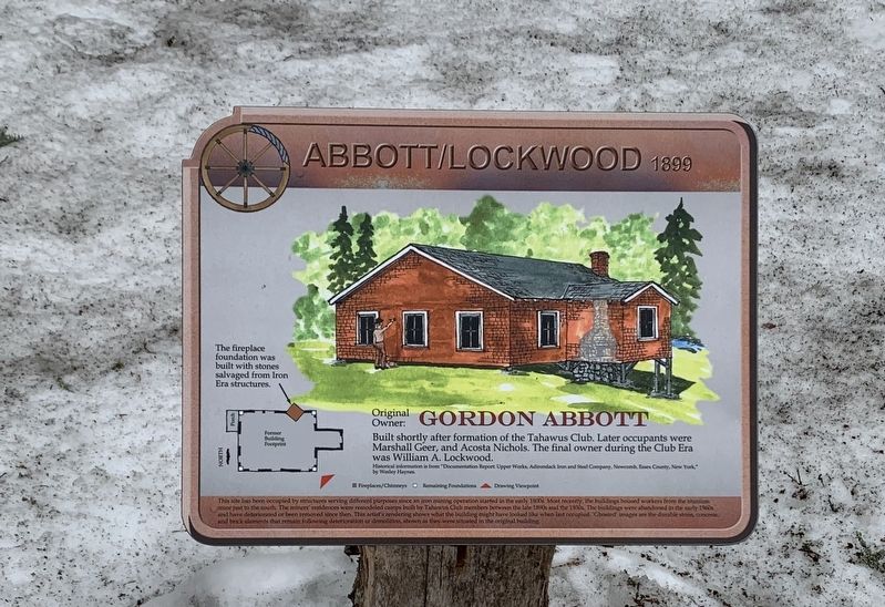 Abbott/Lockwood Marker. Click for full size. Abbott/Lockwood Marker image. Click for full size.