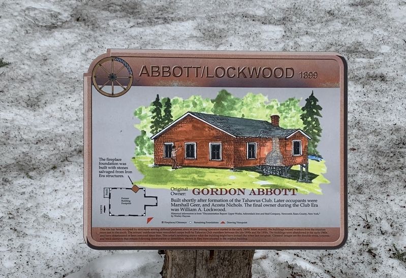 Abbott/Lockwood Marker image. Click for full size.