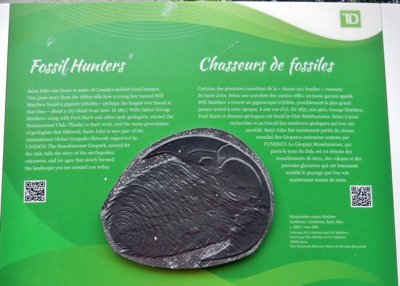 Fossil Hunters / Chasseurs de fossiles Marker image. Click for full size.