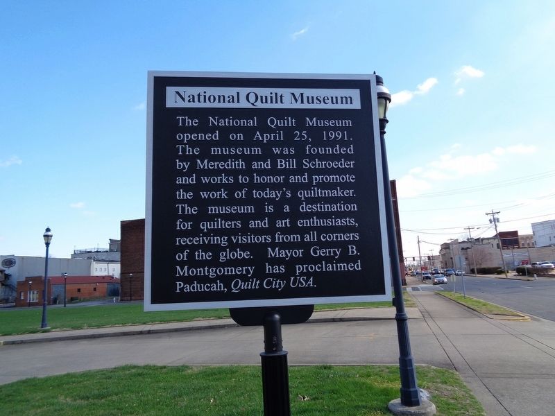National Quilt Museum Marker. Click for full size. National Quilt Museum Marker image. Click for full size.
