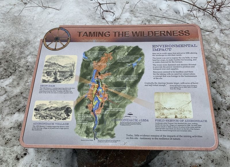Taming the Wilderness Marker image. Click for full size.